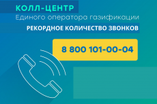 В call-центр Единого оператора газификации поступило рекордное количество звонков В call-центр Единого оператора газификации поступило рекордное количество звонков