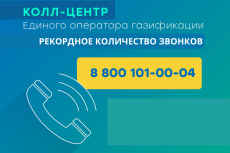 В call-центр Единого оператора газификации  поступило рекордное количество звонков